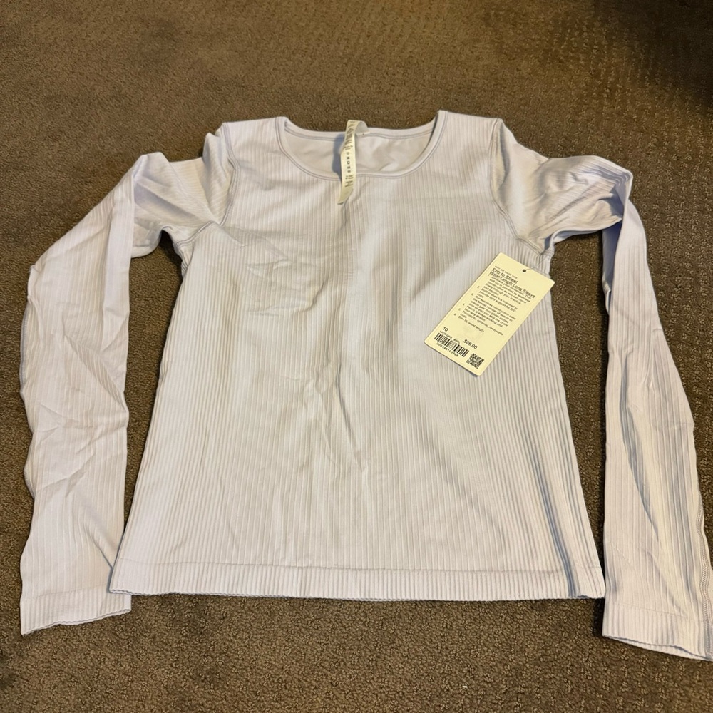 Lululemon Ebb to Street Long sleeve Size 10